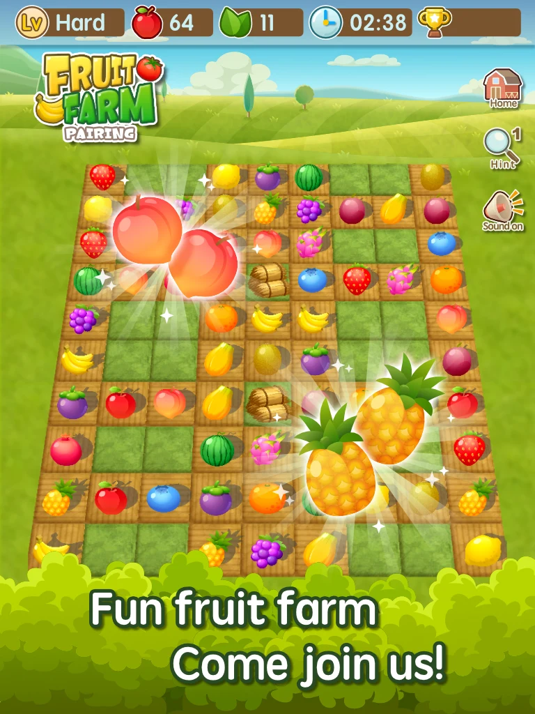 Happy Fruit Farm Pairing screenshot