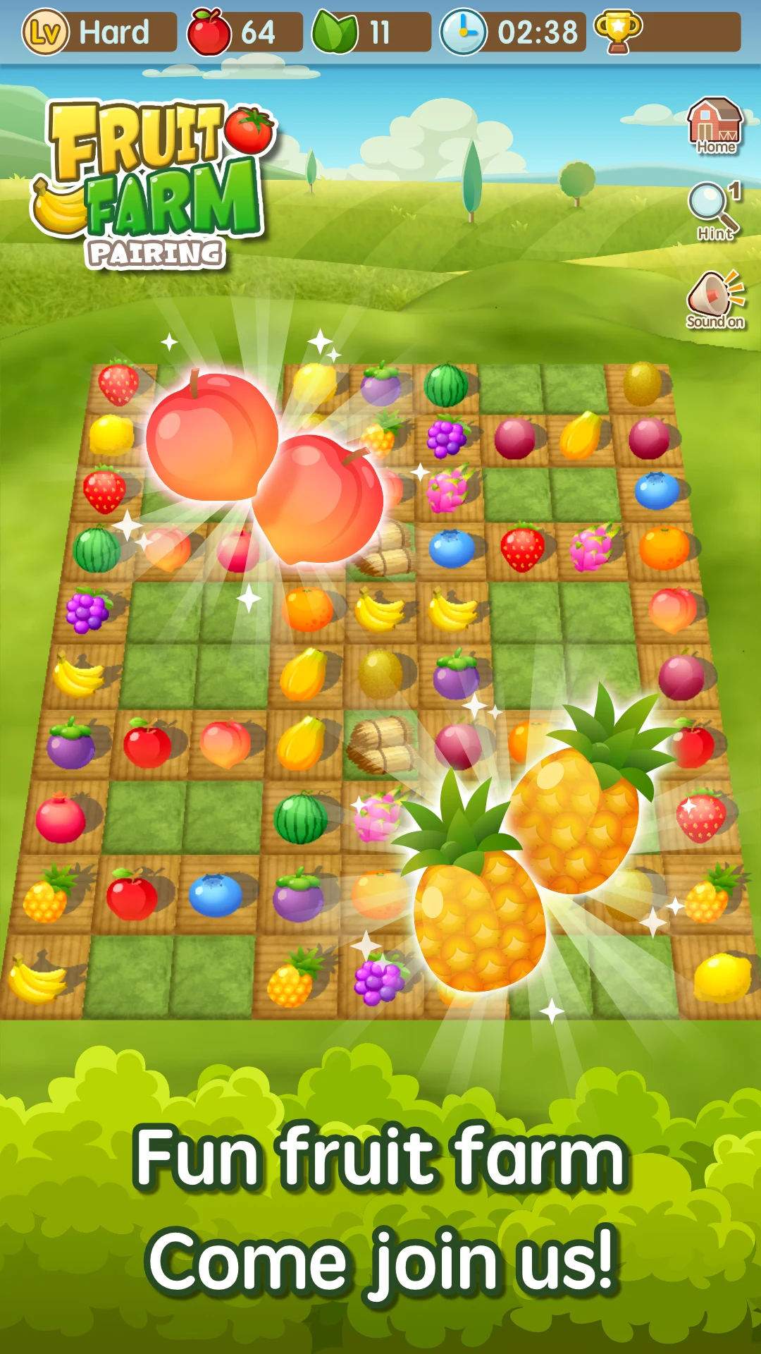 Happy Fruit Farm Pairing screenshot